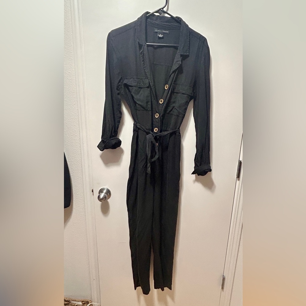 Sanctuary x Anthropology  Black Button-Up Jumpsuit